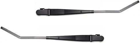 For Jeep Wrangler TJ Wiper Arm 1997-2006 Driver OR Passenger Side | Single Piece | Front | Black | Steel | 55155658 in Kuwait