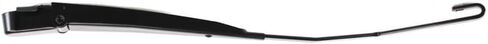 For Jeep Wrangler TJ Wiper Arm 1997-2006 Driver OR Passenger Side | Single Piece | Front | Black | Steel | 55155658 in Kuwait