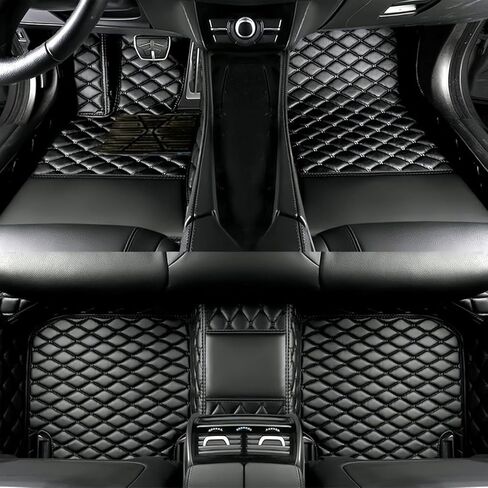 Yaruicar Custom Car Floor Mats for 2002-2026 Cadillac ATS CTS CT6 DTS Escalade Lyriq GT4 Optiq SRX SLS XT4 XT5 XT6 XTS Car Full Coverage Non-Slip Floor Liners (All Black) in Saudi Arabia
