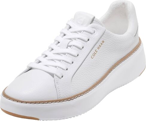 حذاء رياضي نسائي من Cole Haan Grandpro Topspin، أسود/عاجي/أصفر سايبر، 5.5 in Kuwait