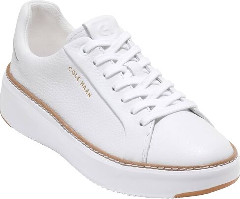 حذاء رياضي نسائي من Cole Haan Grandpro Topspin، أسود/عاجي/أصفر سايبر، 5.5 in Kuwait