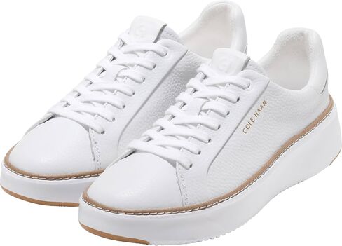 حذاء رياضي نسائي من Cole Haan Grandpro Topspin، أسود/عاجي/أصفر سايبر، 5.5 in Kuwait