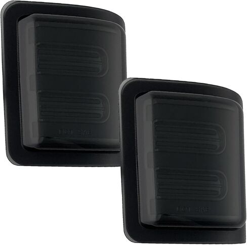عدسات مرآة جانبية RECON 08-16 Superduty F250/F350/F450 (مجموعة مكونة من قطعتين) مصابيح تشغيل بيضاء أو كهرمانية عالية الطاقة وإشارات انعطاف كهرماني ضوئية عدسة مدخنة أو شفافة (العدسة المدخنة) in Saudi Arabia