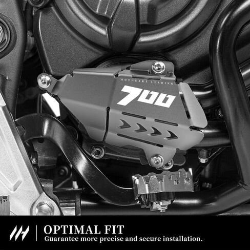 Motorcycle Water Pump Guard For Tenere 700 (T7) (XTZ700) 2019-2025 Water Pump Protector CNC tenere 700 (t7) Accessories (Gray) in Saudi Arabia