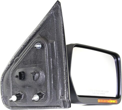Kool Vue Driver & Passenger Side Power Heated Mirrors for Ford F-150 2009-2010 Manual Fold With Signal Light; Without Memory & Puddle Lamp Textured 2009 To 2010 Style; Crew Cab in Saudi Arabia