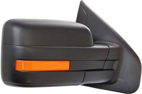 Kool Vue Driver & Passenger Side Power Heated Mirrors for Ford F-150 2009-2010 Manual Fold With Signal Light; Without Memory & Puddle Lamp Textured 2009 To 2010 Style; Crew Cab in Saudi Arabia