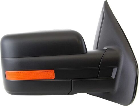 Kool Vue Driver & Passenger Side Power Heated Mirrors for Ford F-150 2009-2010 Manual Fold With Signal Light; Without Memory & Puddle Lamp Textured 2009 To 2010 Style; Crew Cab in Saudi Arabia