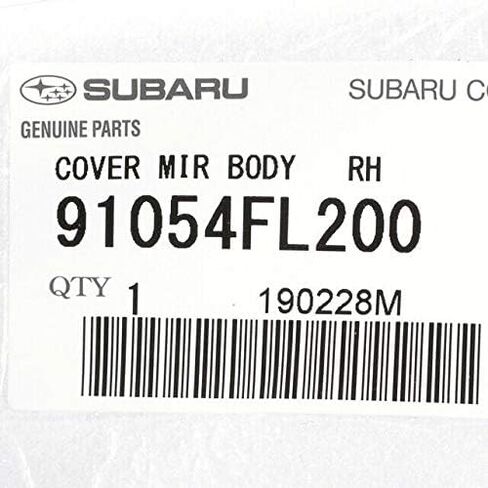 سوبارو 2018-2023 Crosstrek 2019-2024 فورستر للركاب غطاء سفلي للمرآة الخارجية 91054FL200 OEM in Saudi Arabia