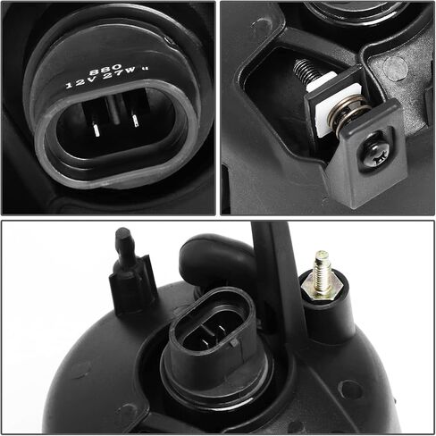 DNA MOTORING FL-ZTL-323-SM Fog Light With Bulbs Driver & Passenger Side Enhance visibility [Compatible with 05-15 Nissan Titan / 05-07 Armada] in Saudi Arabia