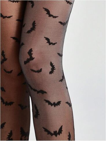 SHENHE Women's Sheer Patterned Tights Fairycore Grunge Ultra Thin Stockings Pantyhose in Saudi Arabia