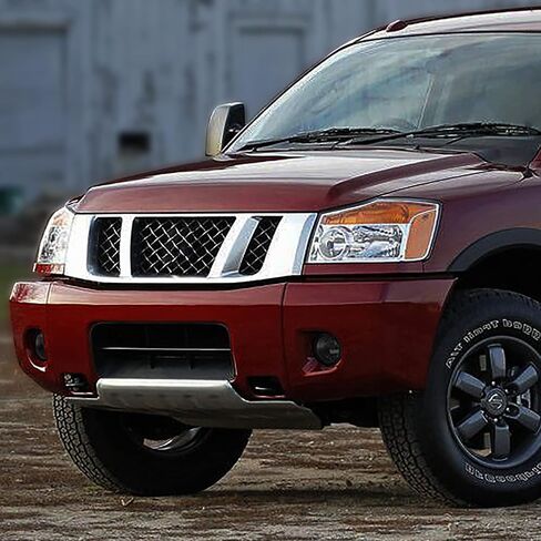 DNA MOTORING FL-ZTL-323-SM Fog Light With Bulbs Driver & Passenger Side Enhance visibility [Compatible with 05-15 Nissan Titan / 05-07 Armada] in Saudi Arabia