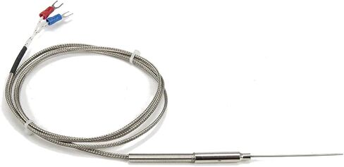 FTARP08 K J T Type 1m Metal screening Cable 50mm Flexible Probe sheathed thermocouple Temperature Sensor(J 1mm Diameter) in Saudi Arabia