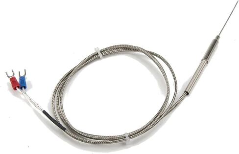 FTARP08 K J T Type 1m Metal screening Cable 50mm Flexible Probe sheathed thermocouple Temperature Sensor(J 1mm Diameter) in Saudi Arabia