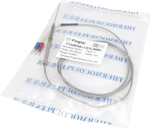 FTARP08 K J T Type 1m Metal screening Cable 50mm Flexible Probe sheathed thermocouple Temperature Sensor(J 1mm Diameter) in Saudi Arabia