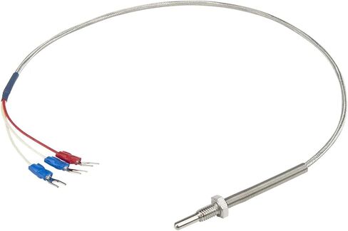 FTARP09 PT100 Type 22mm Probe Length 0.5m Metal Braided Cable RTD Temperature Sensor in Saudi Arabia