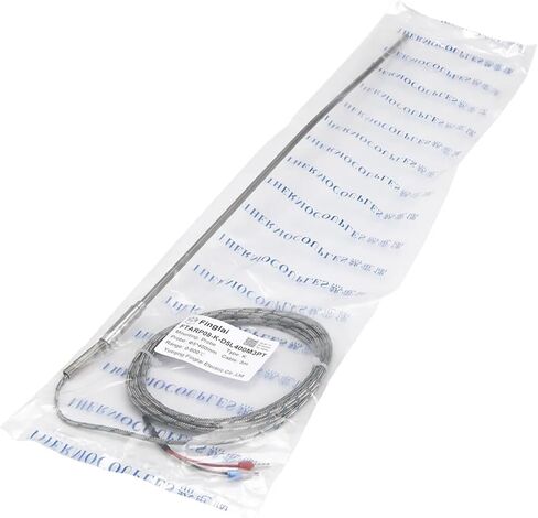 FTARP08 K Type 3 metres Metal screening Cable 400mm Flexible Probe pins terminals sheathed thermocouple Temperature Sensor(K 4mm Diameter) in Kuwait