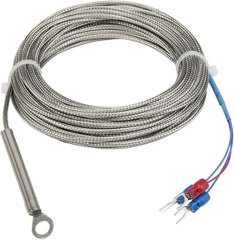 FTARR01 PT100 Type 10m Metal screening Cable 6mm 5mm Diameter Hole Ring Head RTD Temperature Sensor(5mm Hole) in Saudi Arabia
