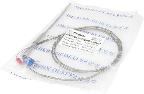 FTARP08 PT100 Type 1m Metal Braided Cable 100mm Flexible Probe sheathed RTD Temperature Sensor Diameter 3mm 4mm 5mm 6mm WZPK-191(B 5mm Diameter) in Saudi Arabia