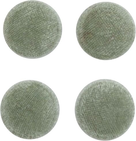 12 Pieces Solid 2 Holes Sewing Velvet Fabric Cloth Covered Scrapbooking Craft Buttons in Saudi Arabia