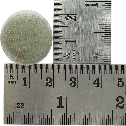 12 Pieces Solid 2 Holes Sewing Velvet Fabric Cloth Covered Scrapbooking Craft Buttons in Saudi Arabia
