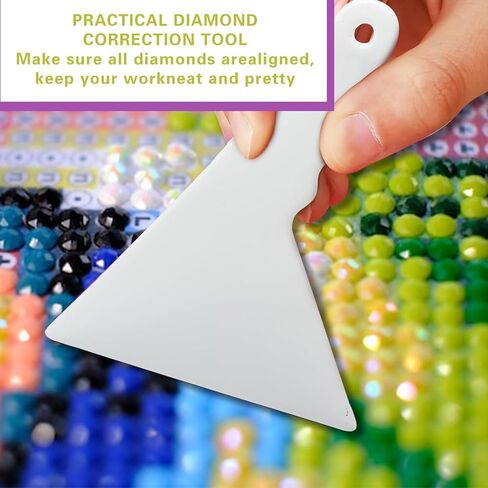 54PCS Diamond Art Painting Kit, Complete DIY Tools & Accessories Set with Pens, Trays, Tweezers, Glue, Diamond Correction, and Storage for Adults & Kids Crafting in Saudi Arabia