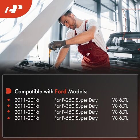 عصا قياس زيت المحرك A-Premium 6.7L 8 Cyl متوافقة مع Ford F-250 F-350 F-450 F-550 Super Duty، 2011 2012 2013 2014 2015 2016، عصا قياس زيت المحرك in Kuwait
