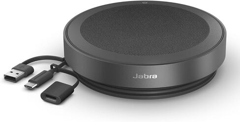 Jabra Speak2 40 Speakerphone - 4 Noise-Cancelling Mics - Dark Grey (Renewed) in Saudi Arabia