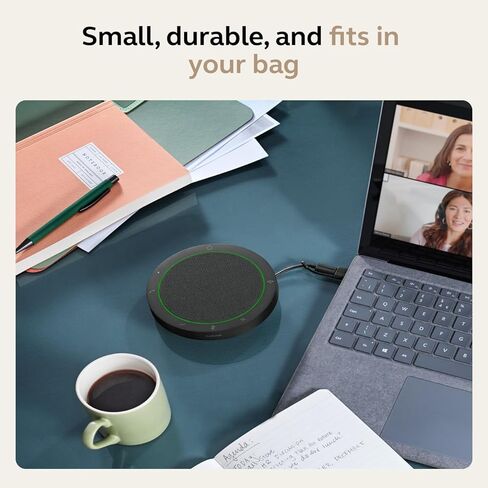 Jabra Speak2 40 Speakerphone - 4 Noise-Cancelling Mics - Dark Grey (Renewed) in Saudi Arabia