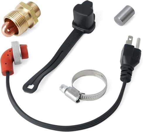70000-73274 Block Heater Kit Compatible with Kubota B26 B20 B1550 B1700 B1750 B2100 B2620 B3030 B6200 B7200 Tractor Models Replaces 70000-91510 70090-32477 70090-32475, 115V 400W in Saudi Arabia