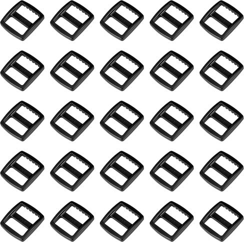 Strapworks Black Plastic Wide Mouth Tri-Glide Slide – For Bag Straps, Rifle Slings, Dog Collars – 3/4 Inch, 1 Pack in Saudi Arabia