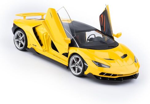 Toy Cars 1/18 Diecast Cars LP770 Metal Sports Car Model Car Kits,Carros De Coleccion for Adults and Kids,Pull Back Cars with Lights and Sounds,Big Toy Cars for Boys Age 4-7（Purple） in Kuwait