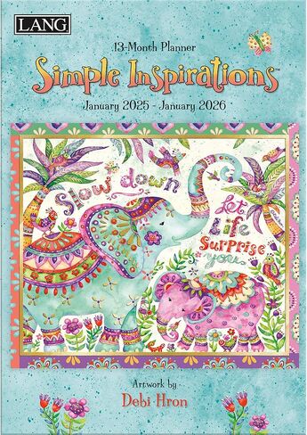 Lang, Simple Inspirations 2026 Planner, 8.5'' X 12'', 12-Month Calendar with Stapled Binding in Saudi Arabia