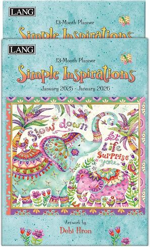 Lang, Simple Inspirations 2026 Planner, 8.5'' X 12'', 12-Month Calendar with Stapled Binding in Saudi Arabia