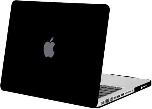 حافظة MOSISO متوافقة مع جهاز MacBook Pro مقاس 13 بوصة (الموديل: A1278، مع قرص مضغوط) إصدار قديم تم إصداره مبكرًا 2012/2011/2010/2009/2008، غطاء حماية من البلاستيك الصلب، أسود in Saudi Arabia