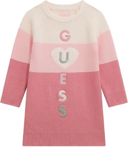 GUESS Girls' Long Sleeve Sweater Dress in Saudi Arabia