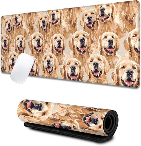 Cool Lion Large Gaming Desk Mat,Rubber Non-Slip American Flag Mouse Pad,31.5x11.8x0.12in Extended Powerful Patriotic Mousepad,Game Lover Mice Pads Gifts,Office Home Deskmat Decor in Saudi Arabia