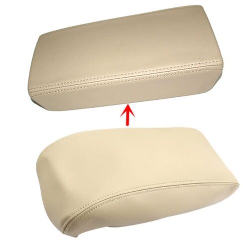 NLQR Leather Center Console Lid Armrest Cover Beige Compatible with Honda Accord 2003-2007 Compatible with Acura TSX 2004 2005 2006 2007 2008 in Saudi Arabia