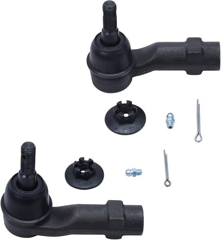 Detroit Axle - 10pc Front Suspension Kit for 13-16 Dodge Dart, 2 Struts & Coil Spring 2 Sway Bars 4 Tie Rods 2 Boots 2013 2014 2015 2016 Replacement in Saudi Arabia
