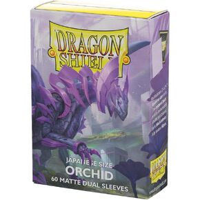 أكمام Arcane Tinmen Dragon Shield - يابانية غير لامعة: Dual Glacier 60CT - أكمام البطاقات ناعمة وقوية - متوافقة مع Yugioh وCardfight Vanguard، أسود (AT-15131) in Kuwait