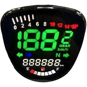motorcycle mileometer For Super For Cub C50 C70 C90 Screen Display Dashboard Motorcycle LCD Digital Odometer Tachometer Assy in Saudi Arabia