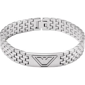 Emporio Armani Men's Silver Stainless Steel Chain Bracelet (Model: EGS3041040) in Kuwait
