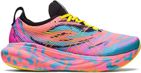 ASICS Men's Gel-Nimbus 25 Running Shoes, 12.5, Black/Lime Zest in Saudi Arabia