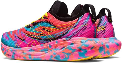 ASICS Men's Gel-Nimbus 25 Running Shoes, 12.5, Black/Lime Zest in Saudi Arabia