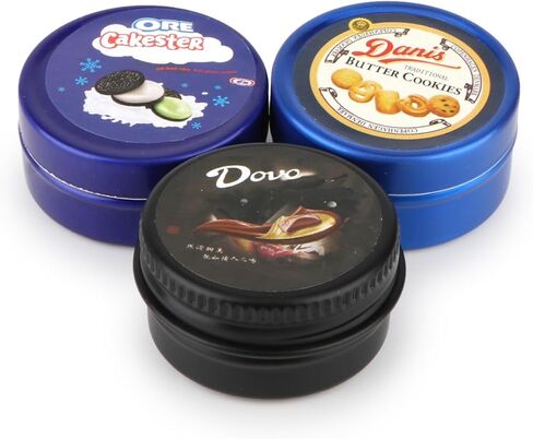 1/6 Miniatures Food Set Dollhouse Accessories Tin Box Decoration Simulation Snack Chocolate Sandwich Cookies Ornament (Sandwich Biscuits) in Saudi Arabia