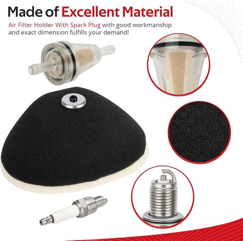 JAVIK Air Filter Holder With Spark Plug For Yamaha Grizzly Blaster 200 125 1988-2013 O.E.M# 2XJ-14458-00-00 in Saudi Arabia