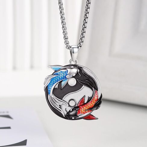 Lion Animal Necklace 925 Sterling Silver Unisex Punk Gothic Hip Hop Rock Animal Pendant ewelry Birthday Gifts for Men Women in Kuwait