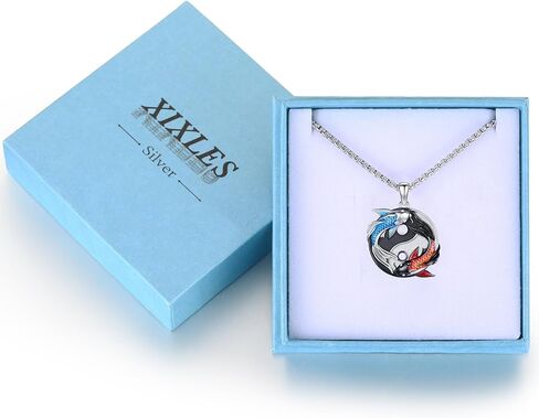 Lion Animal Necklace 925 Sterling Silver Unisex Punk Gothic Hip Hop Rock Animal Pendant ewelry Birthday Gifts for Men Women in Kuwait