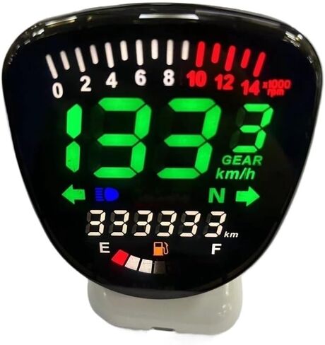 motorcycle mileometer For Super For Cub C50 C70 C90 Screen Display Dashboard Motorcycle LCD Digital Odometer Tachometer Assy in Saudi Arabia