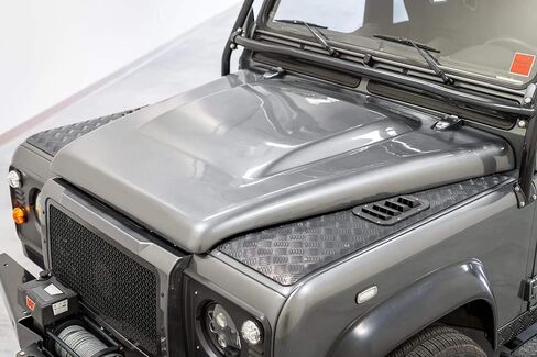 iJDMTOY مجموعة إضاءة أمامية كاملة LED ذات عدسة مدخنة كهرمانية متوافقة مع 1998-15 Land Rover Defender، 02-05 Freelander & 98-04 Discovery 2 LR2، مدعومة بـ 16-SMD LED، استبدل العلامات الجانبية OEM in Saudi Arabia