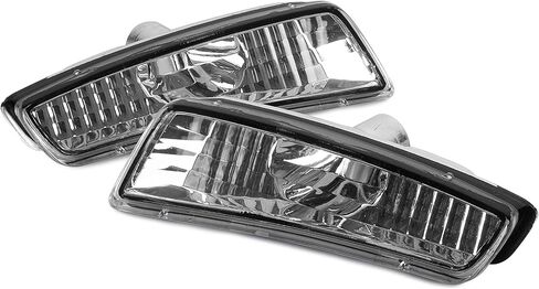 ECOTRIC Front Fender Side Marker Lights Compatible with 2008 2009 Pontiac G8 Turn Signal Light Amber Led Smoked Lens 2 Pcs in Saudi Arabia